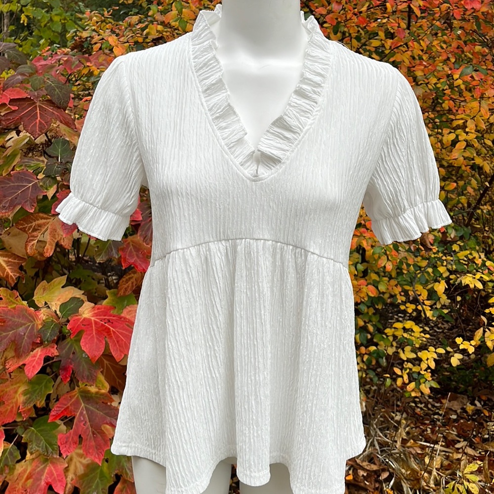 Boho babydoll stretchy jersey M